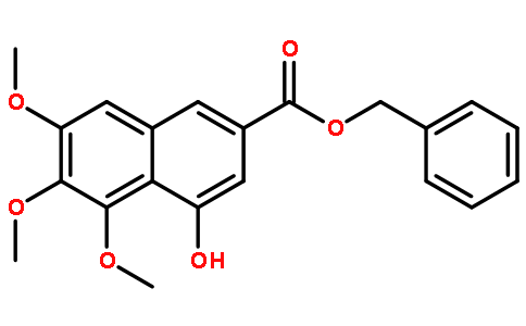 4-羟基-5,6,7-三甲氧基-2-萘羧酸苯基甲酯