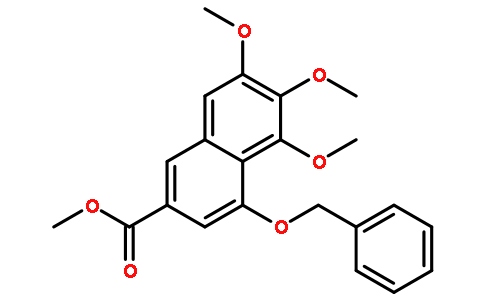 5,6,7-三甲氧基-4-(苯基甲氧基)-2-萘羧酸甲酯