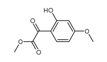 methyl 2-(2-hydroxy-4-methoxyphenyl)-2-oxoethanoate