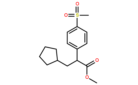 3-环戊基-2-(4-甲基磺酰基苯基)丙酸甲酯