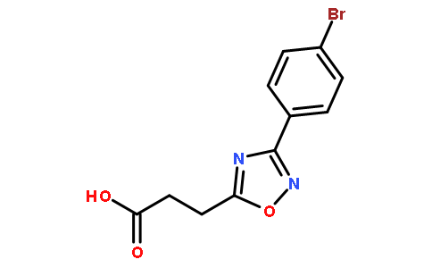 3-[3-(4-Bromophenyl)-1,2,4-oxadiazol-5-yl]propanoic acid