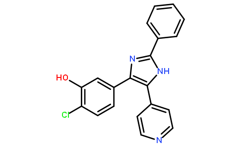 2-氯-5-(2-苯基-5-(吡啶-4-基)-1H-咪唑-5-基)苯酚