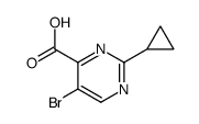 5-BROMO-2-CYCLOPROPYLPYRIMIDINE-4-CARBOXYLIC ACID