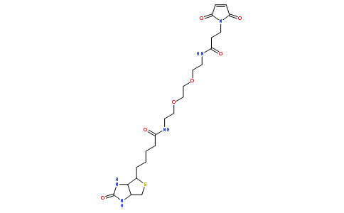 N-生物素基-N''-(3-马来酰亚胺基丙酰基)-3,6-二氧杂辛烷-1,8-二胺