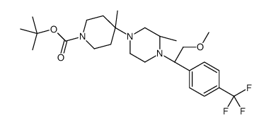 4-((S)-4-((R)-2-甲氧基-1-(4-(三氟甲基)苯基)乙基)-3-甲基哌嗪-1-基)-4-甲基哌啶-1-羧酸叔丁酯