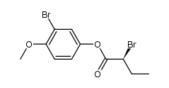 3-Bromo-4-methoxyphenyl (S)-2-bromobutanoate