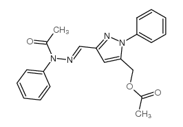 [[5-[(乙酰基氧基)甲基]-1-苯基-1H-吡唑-3-基]亚甲基]苯肼 乙酸