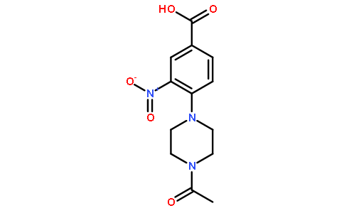 4-(4-乙酰哌嗪-1-基)-3-硝基苯甲酸