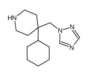 4-cyclohexyl-4-(1,2,4-triazol-1-ylmethyl)piperidine