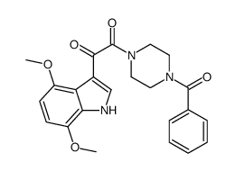 1-(4-benzoylpiperazin-1-yl)-2-(4,7-dimethoxy-1H-indol-3-yl)ethane-1,2-dione