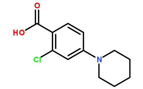 2-氯-4-(1-哌啶基)-苯甲酸