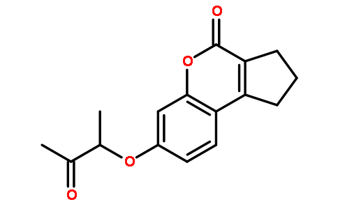 7-[(3-氧代-2-丁烷基)氧基]-2,3-二氢环戊烯并[c]苯并吡喃-4(1H)-酮