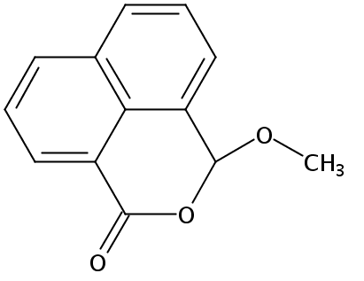 3-methoxy-1H,3H-naphtho[1,8-cd]pyran-1-one