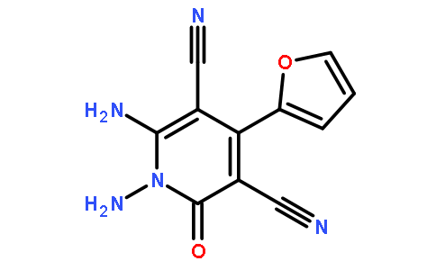 1,2-diamino-4-(furan-2-yl)-6-oxopyridine-3,5-dicarbonitrile