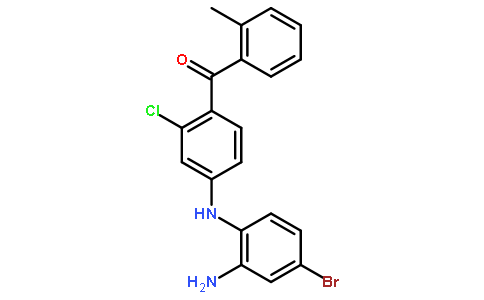 {4-[(2-氨基-4-溴苯基)氨基]-2-氯苯基}(2-甲基苯基)甲酮