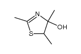 2,4,5-trimethyl-4,5-dihydro-thiazol-4-ol