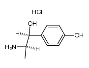 (1S,2R)- and (1R,2S)-α-(1-aminoethyl)-4-hydroxybenzyl alcohol hydrochloride