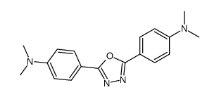 4-[5-[4-(dimethylamino)phenyl]-1,3,4-oxadiazol-2-yl]-N,N-dimethylaniline