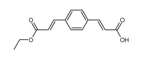 (E)-3-[4-((E)-2-ethoxycarbonylvinyl)phenyl]acrylic acid