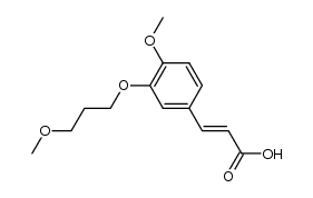 (E)-3-(4-methoxy-3-(3-methoxypropoxy)phenyl)acrylic acid