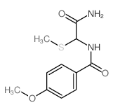 N-(2-amino-1-methylsulfanyl-2-oxoethyl)-4-methoxybenzamide