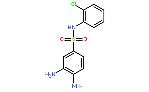 3,4-二氨基-N-(2-氯-苯基)-苯磺酰胺