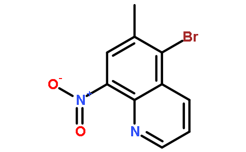 5-溴-6-甲基-8-硝基喹啉