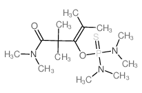 3-[bis(dimethylamino)phosphinothioyloxy]-N,N,2,2,4-pentamethylpent-3-enamide