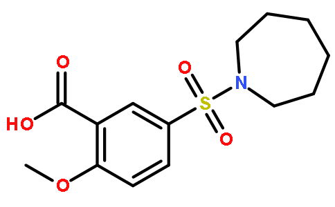 5-(氮杂环庚烷-1-磺酰基)-2-甲氧基-苯甲酸