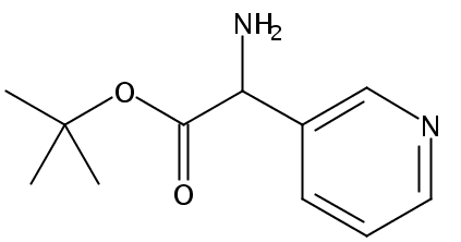 2-氨基-2(吡啶-3-基)乙酸叔丁酯