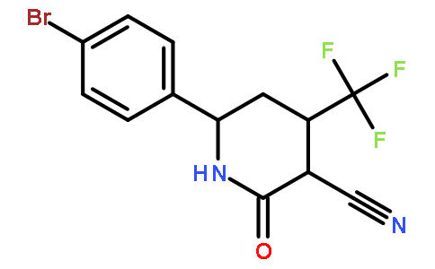 3-氰基-4-三氟甲基-6-(4’-溴苯基)吡啶-2-酮