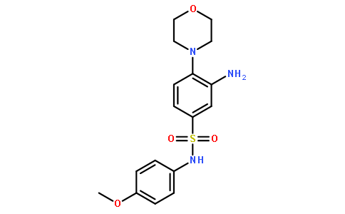 3-氨基-N-(4-甲氧基-苯基)-4-吗啉-4-基-苯磺酰胺
