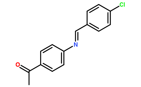 1-[4-[(4-chlorophenyl)methylideneamino]phenyl]ethanone