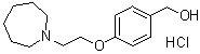 Benzenemethanol, 4-[2-(hexahydro-1H-azepin-1-yl)ethoxy]- (hydrochloride)