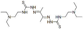 N-[2-(二乙基氨基)乙基]-12-乙基-4,5-二甲基-8-硫代-2,3,6,7,9,12-六氮杂十四碳-3,5-二烯-1-硫代酰胺
