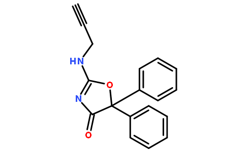 5,5-二(苯基)-2-(丙-2-炔基氨基)-1,3-恶唑-4-酮