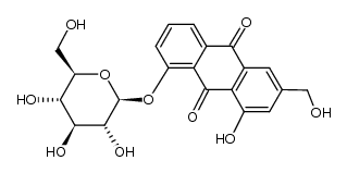 芦荟大黄素-8-0-β-D葡萄糖苷对照品(标准品) | 33037-46-6