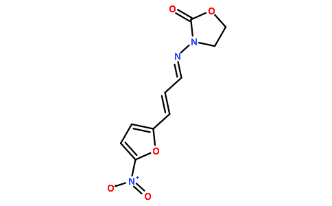 3-[(E)-[(Z)-3-(5-nitrofuran-2-yl)prop-2-enylidene]amino]-1,3-oxazolidin-2-one
