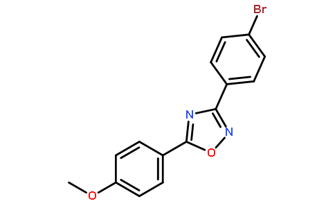 3-(4-溴苯基)-5-(4-甲氧基苯基)-1,2,4-噁二唑