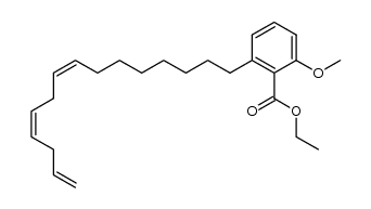 ethyl 2-methoxy-6-[8(Z),11(Z),14-pentadecatrienyl]benzoate