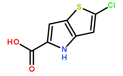 2-氯-4H-噻吩并[3,2-b]吡咯-5-羧酸