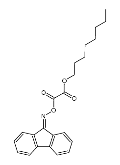 n-octyl [(9-fluorenylidenamino)oxycarbonyl]formate