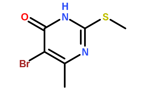 5-溴-6-甲基-2-甲硫基-1H-嘧啶-4-酮
