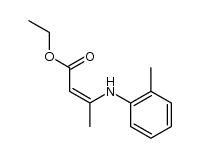 ethyl (Z)-3-(o-tolylamino)but-2-enoate