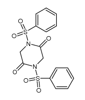 1,4-bis(phenylsulfonyl)tetrahydropyrazine-2,5-dione