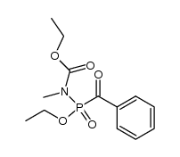 (benzoyl-ethoxy-phosphinoyl)-methyl-carbamic acid ethyl ester