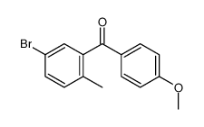 (5-bromo-2-methylphenyl)-(4-methoxyphenyl)methanone