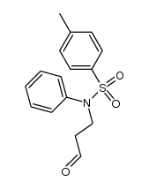 4-methyl-N-(3-oxopropyl)-N-phenylbenzenesulfonamide