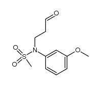 N-(3-methoxyphenyl)-N-(3-oxopropyl)methanesulfonamide