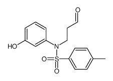 N-(3-hydroxyphenyl)-4-methyl-N-(3-oxopropyl)benzenesulfonamide